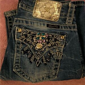 Miss Me low rise boot cut jeans